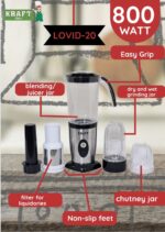800W Compact Mixer Juicer – Maximum Power in a Smart Design - Image 2
