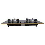 Stylish 2-in-1 Built-in & Table Top 2 Burner Hob with Premium Golden Border - Image 3