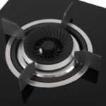 Stylish 2-in-1 Built-in & Table Top 2 Burner Hob with Premium Golden Border - Image 5