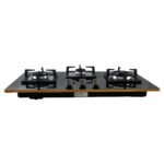 Stylish 2-in-1 Built-in & Table Top 3 Burner Hob with Premium Golden Border - Image 2