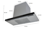 GRACE (750 MM) - Super Saver BLDC Chimney – 25-Speed Silent Motor with High Suction Power & Low Noise Performance - Image 2