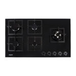 Stylish 2-in-1 Built-in & Table Top 5 Burner Hob with Premium Black Finish - Image 3
